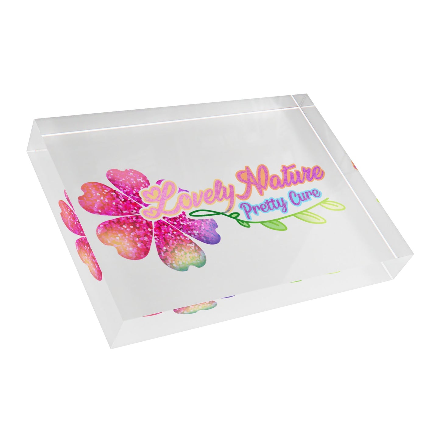 [Lovely Nature Pretty Cure Logo] - Luminous Acrylic Photo Block