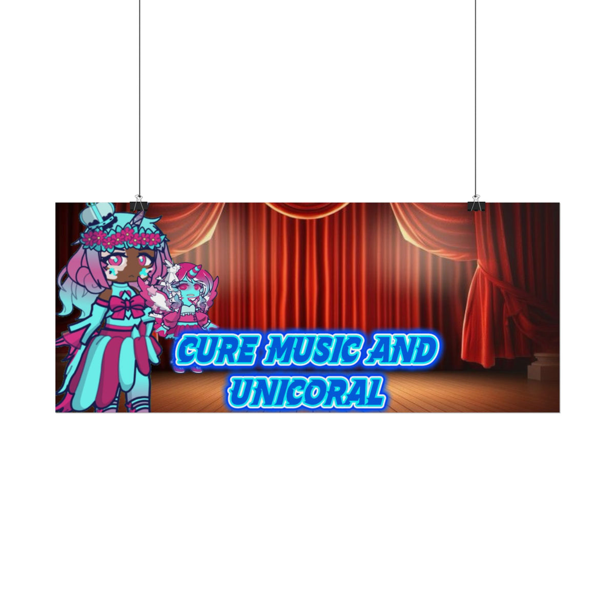 [Cure Music and Unicoral] - Harmony & Horns Premium Wall Poster