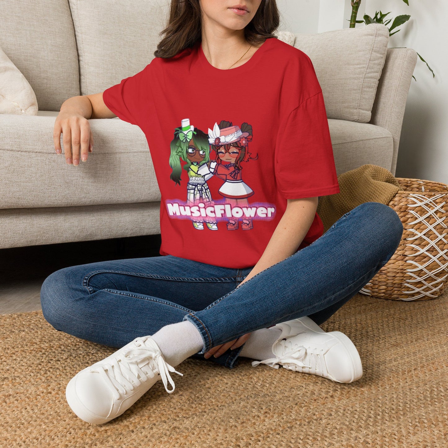 [Music Lovers Ship] - MusicFlower Kawaii Graphic Tee