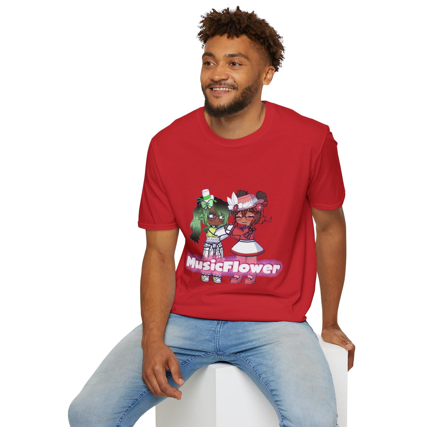 [Music Lovers Ship] - MusicFlower Kawaii Graphic Tee