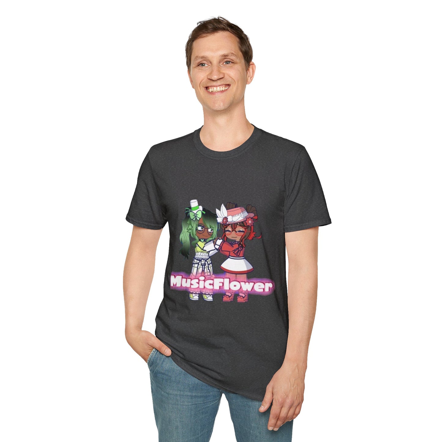 [Music Lovers Ship] - MusicFlower Kawaii Graphic Tee