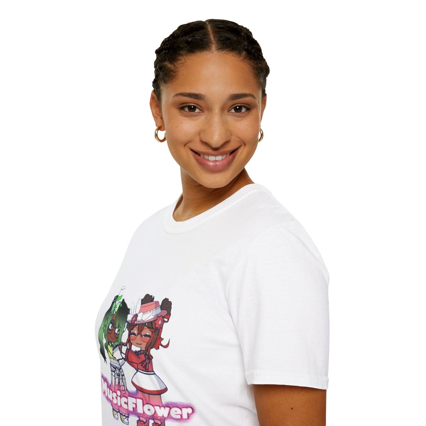 [Music Lovers Ship] - MusicFlower Kawaii Graphic Tee