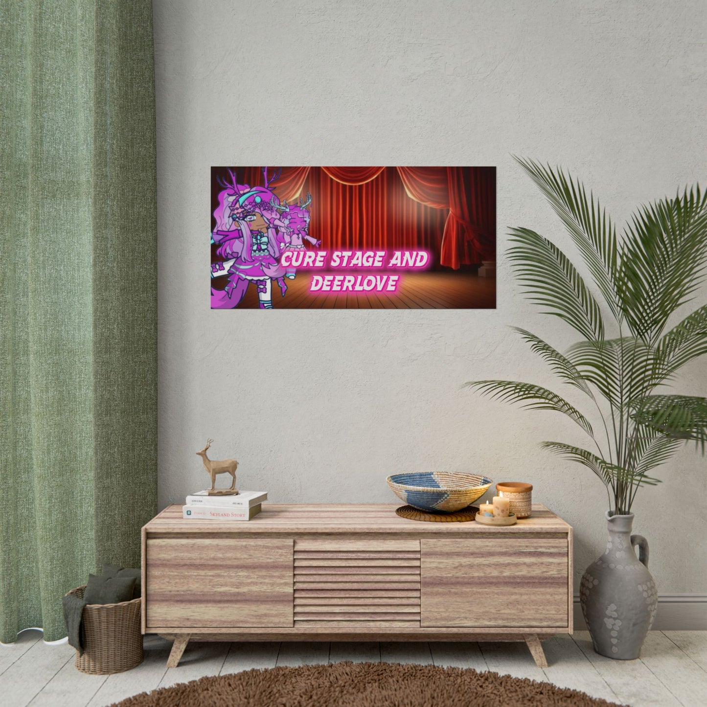 [Cure Stage and Deerlove] - Stage Magic Wall Scroll Poster
