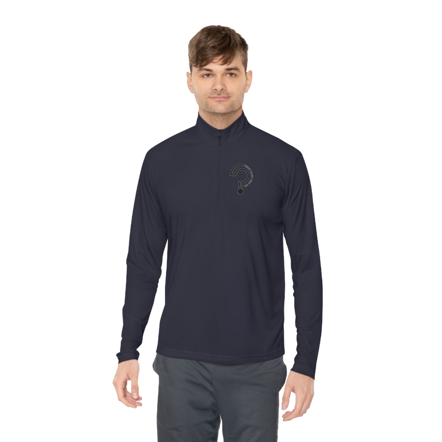 What Can't You Do? Quarter-Zip Pullover: "Create, Inspire, Disrupt"