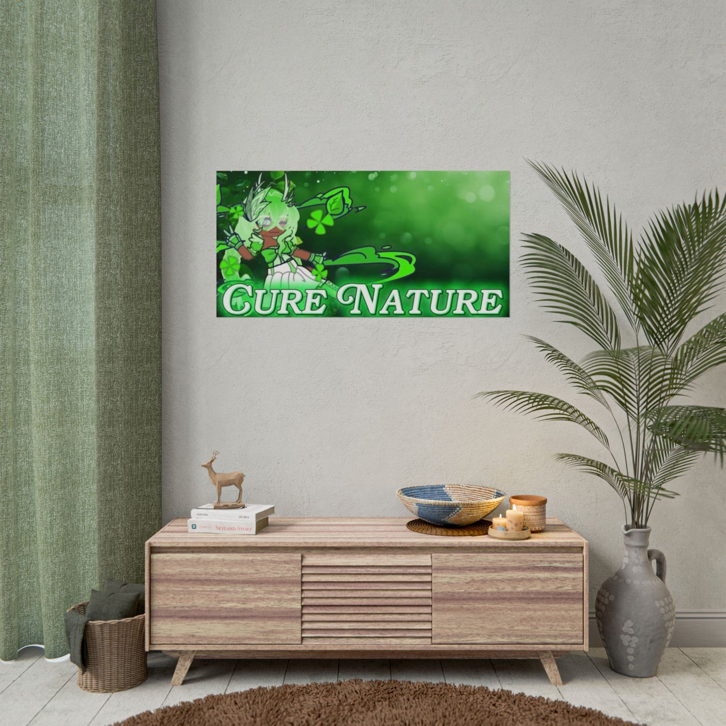 Cure Nature - Emerald Whimsy Art Print