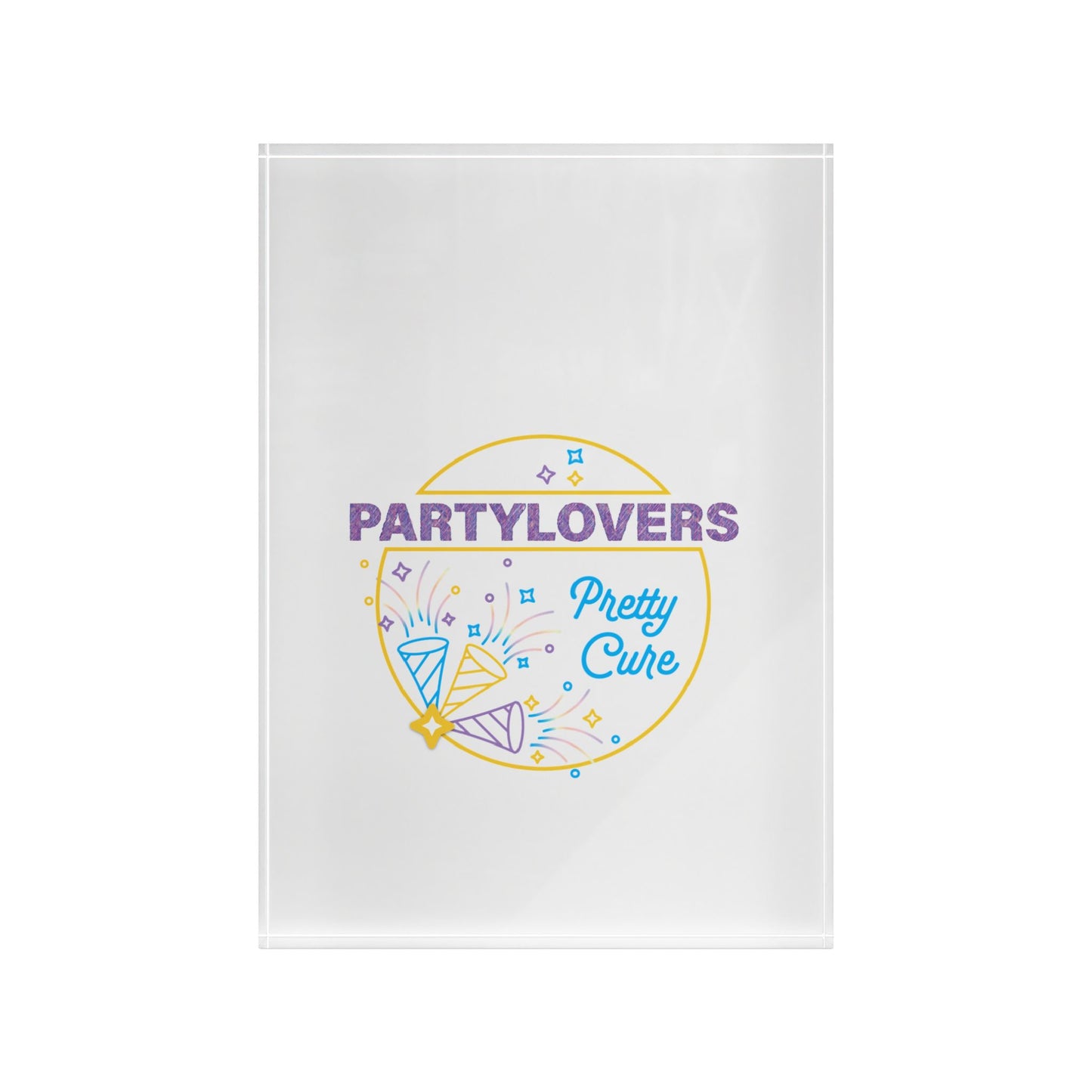 [PartyLovers Pretty Cure Logo] - Luminous Acrylic Photo Block