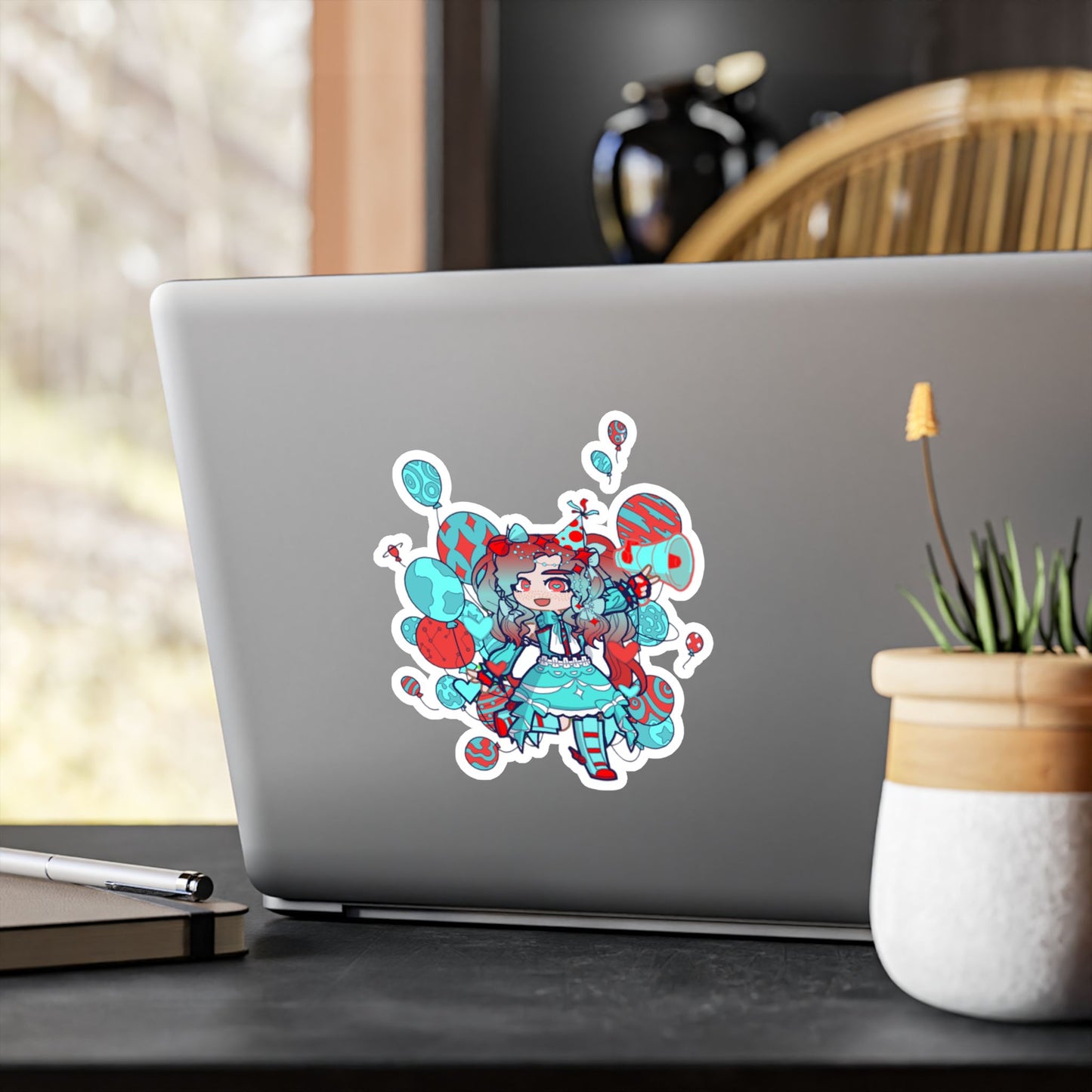 [Cure Streamer] - Neon Whimsy Vinyl Sticker