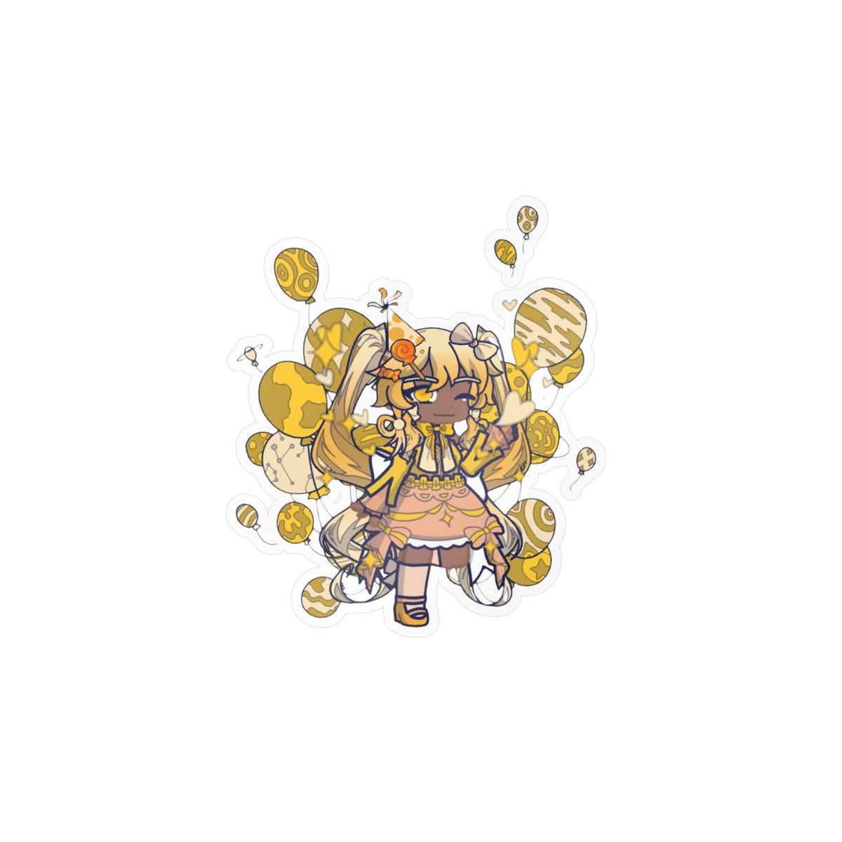 [Cure Confetti] - Celebration Whimsy Vinyl Sticker
