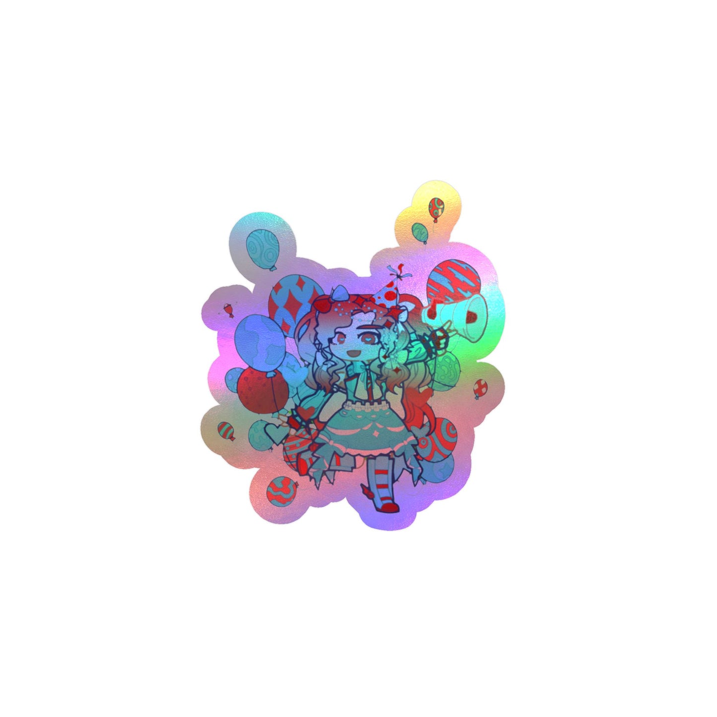 [Cure Streamer] - Neon Whimsy Vinyl Sticker