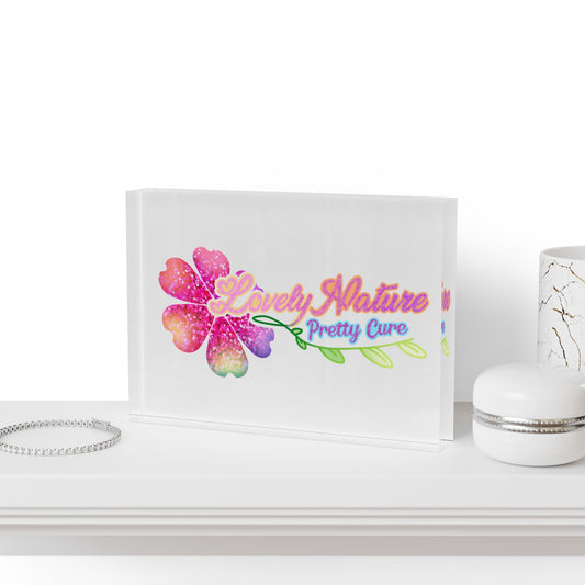 [Lovely Nature Pretty Cure Logo] - Luminous Acrylic Photo Block