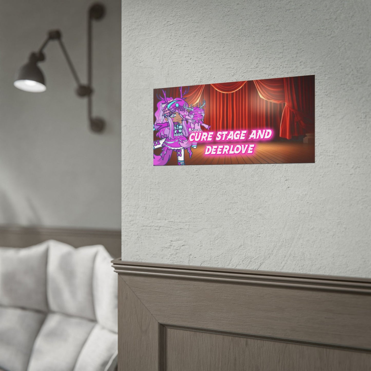 [Cure Stage and Deerlove] - Stage Magic Wall Scroll Poster