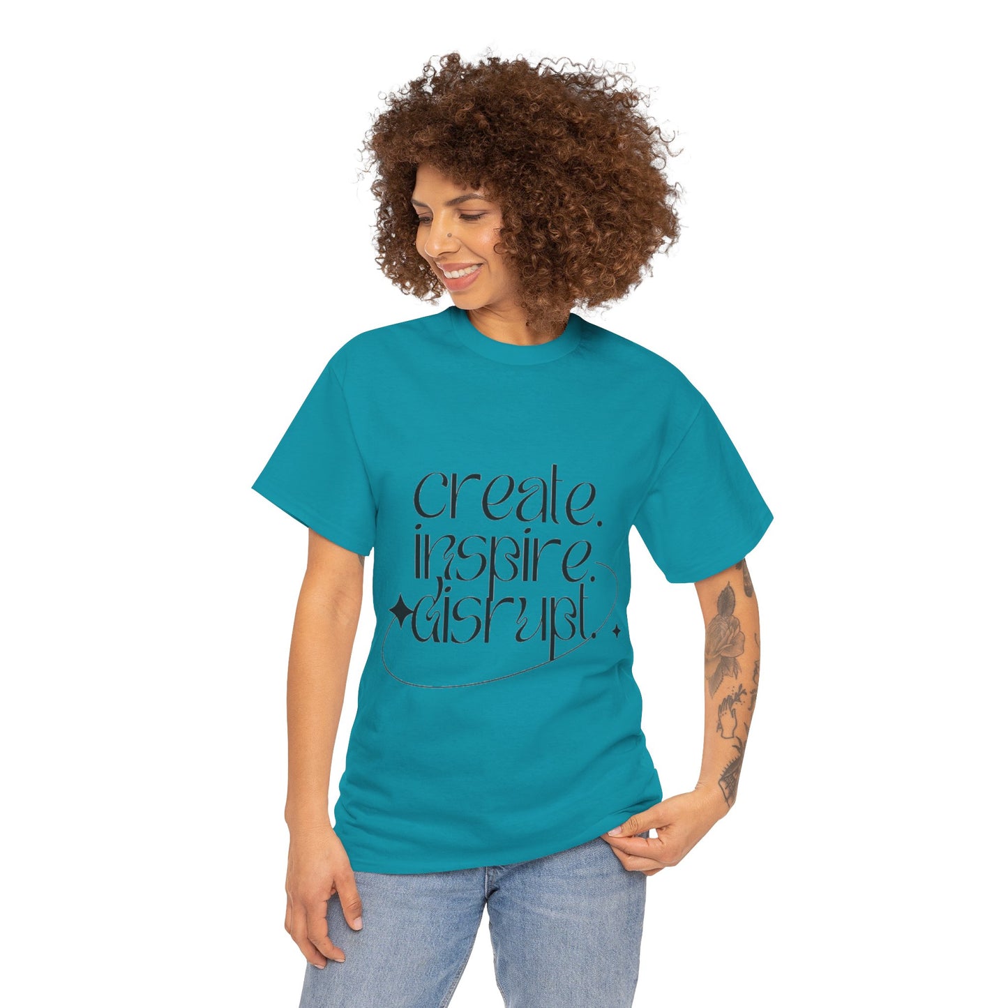 "Create, Inspire, Disrupt" T-Shirt: What Can't You Do?