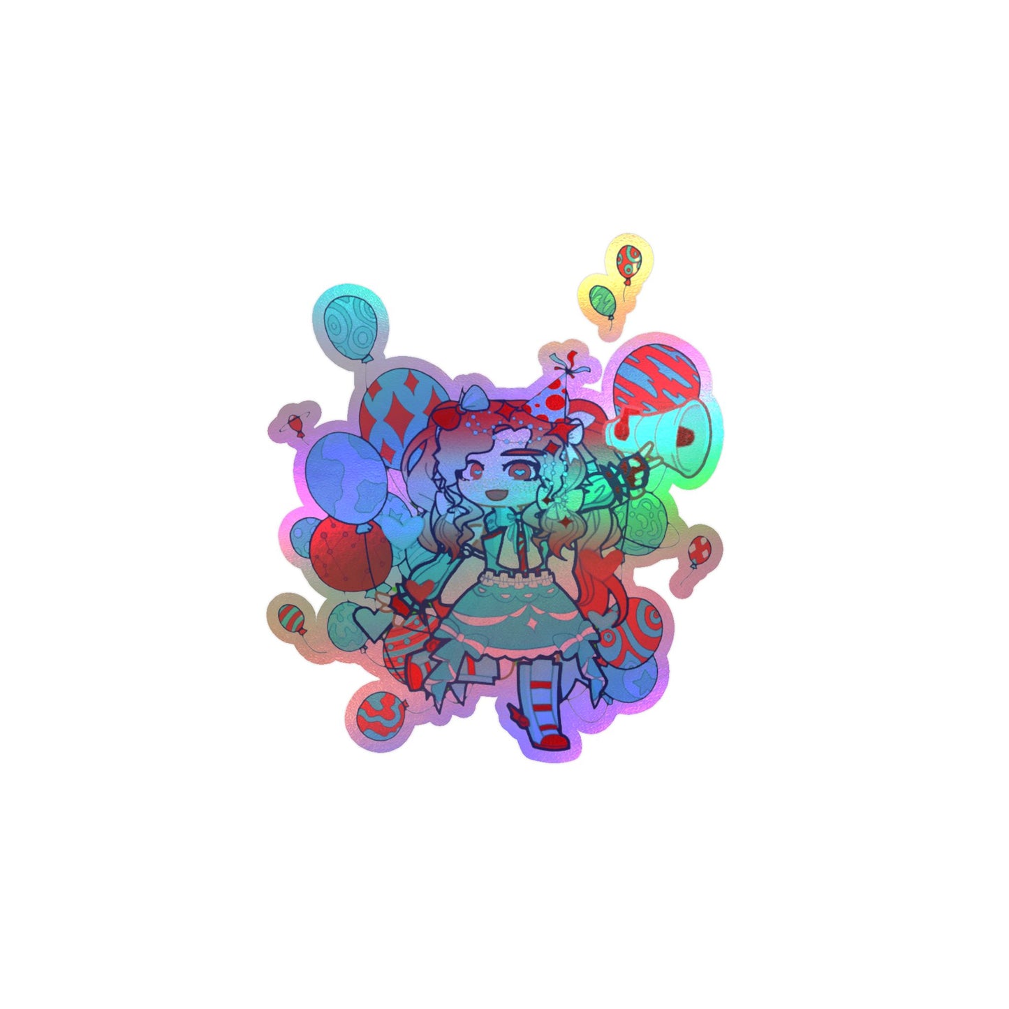 [Cure Streamer] - Neon Whimsy Vinyl Sticker