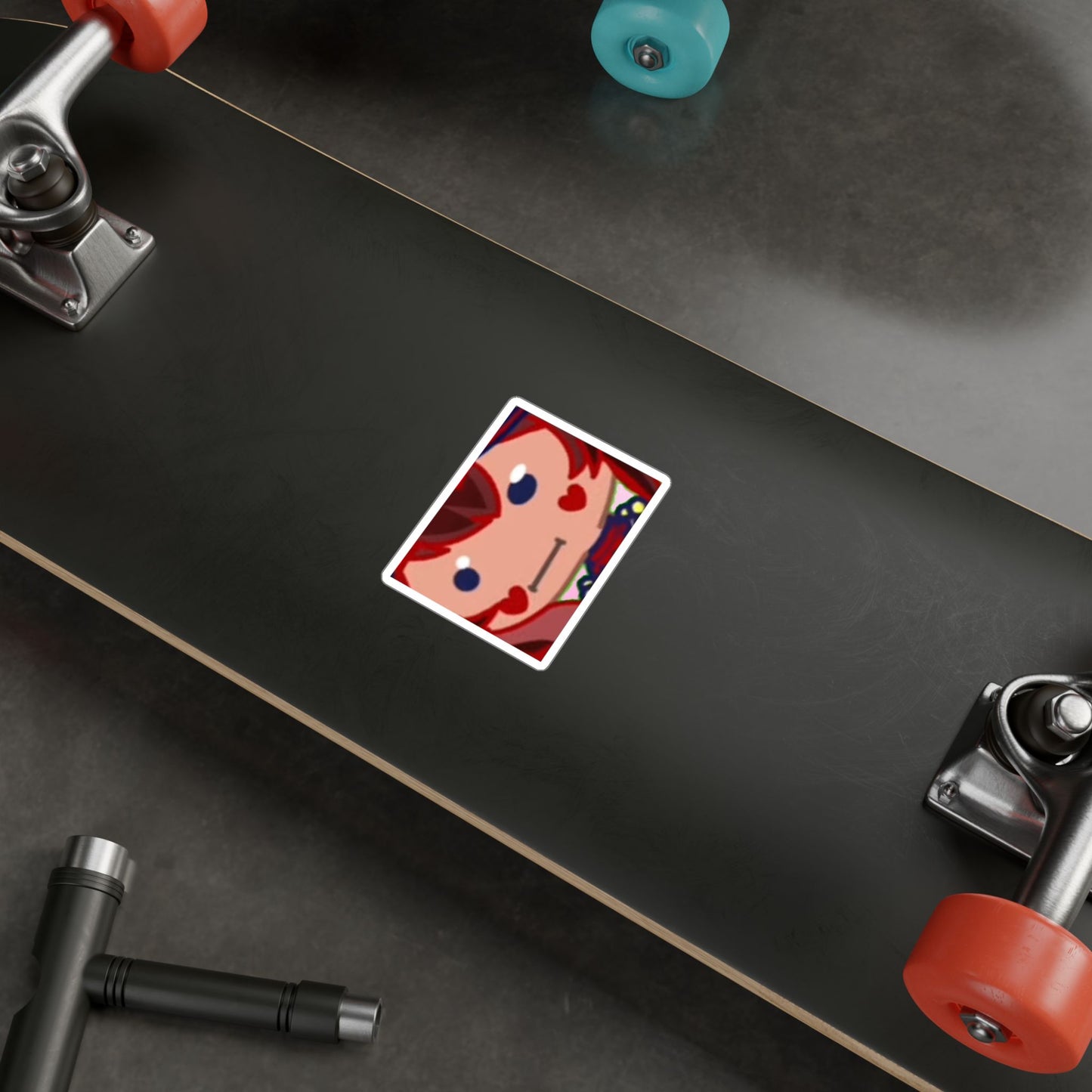 [Blank Face] - Deadpan Aesthetic Vinyl Sticker
