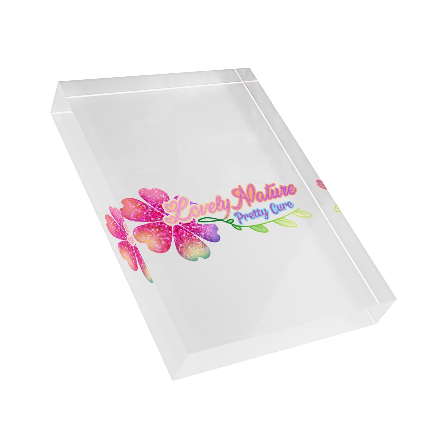 [Lovely Nature Pretty Cure Logo] - Luminous Acrylic Photo Block