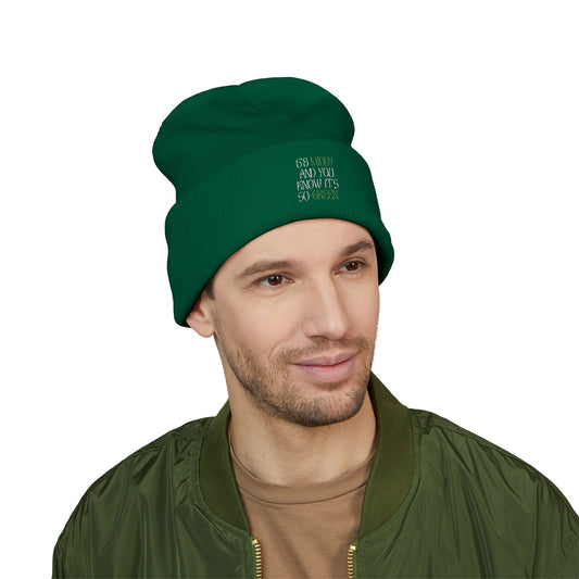 "6'8 Middy and You Know It's So Green" Beanie (Top Off Your Clutchness)