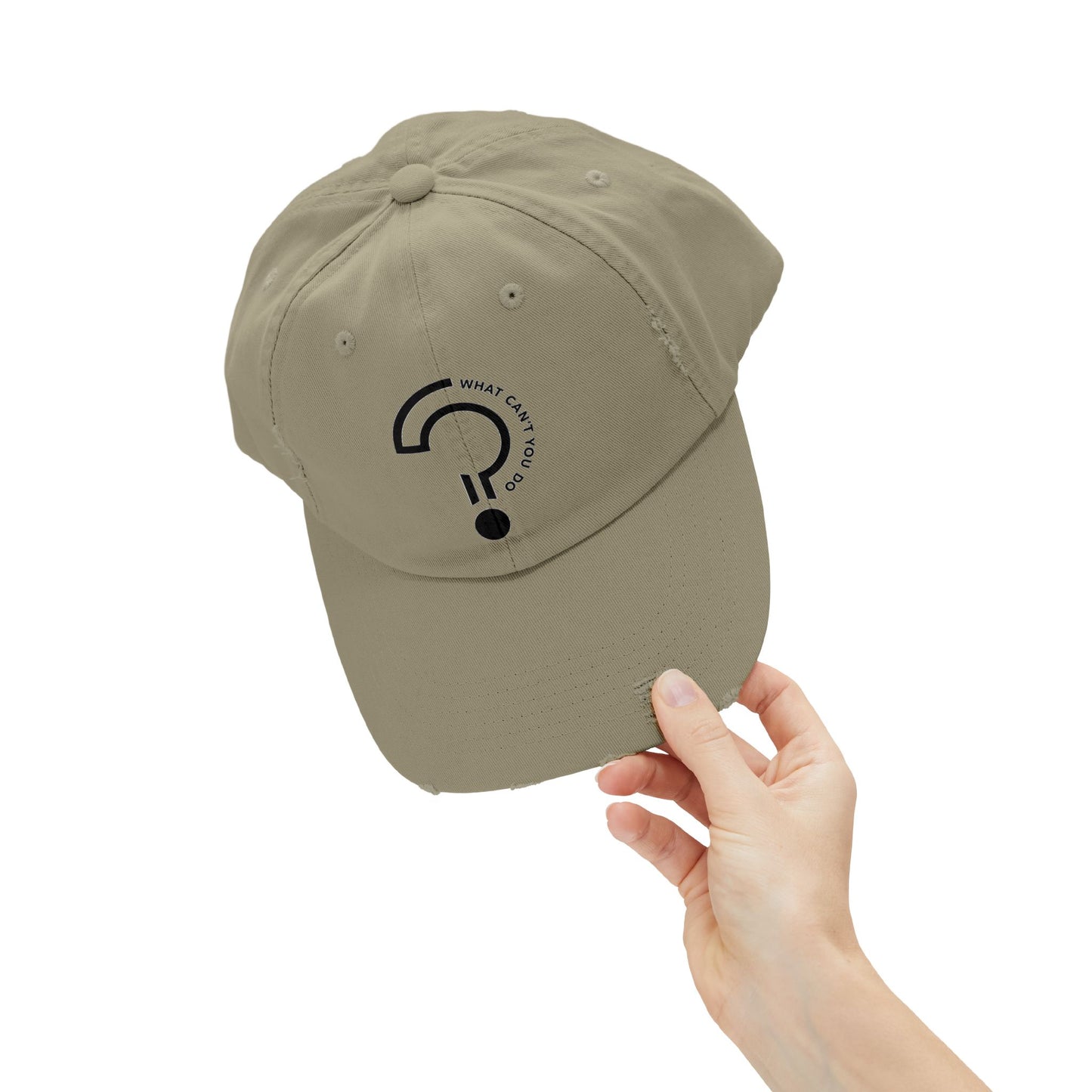 What Can't You Do? Distressed Hat