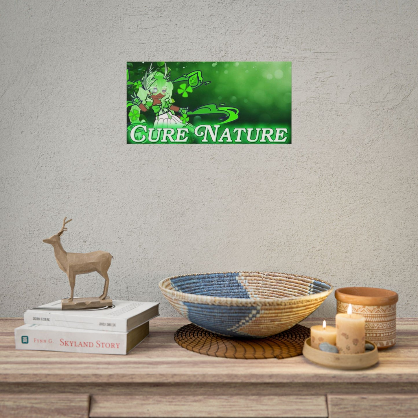 Cure Nature - Emerald Whimsy Art Print