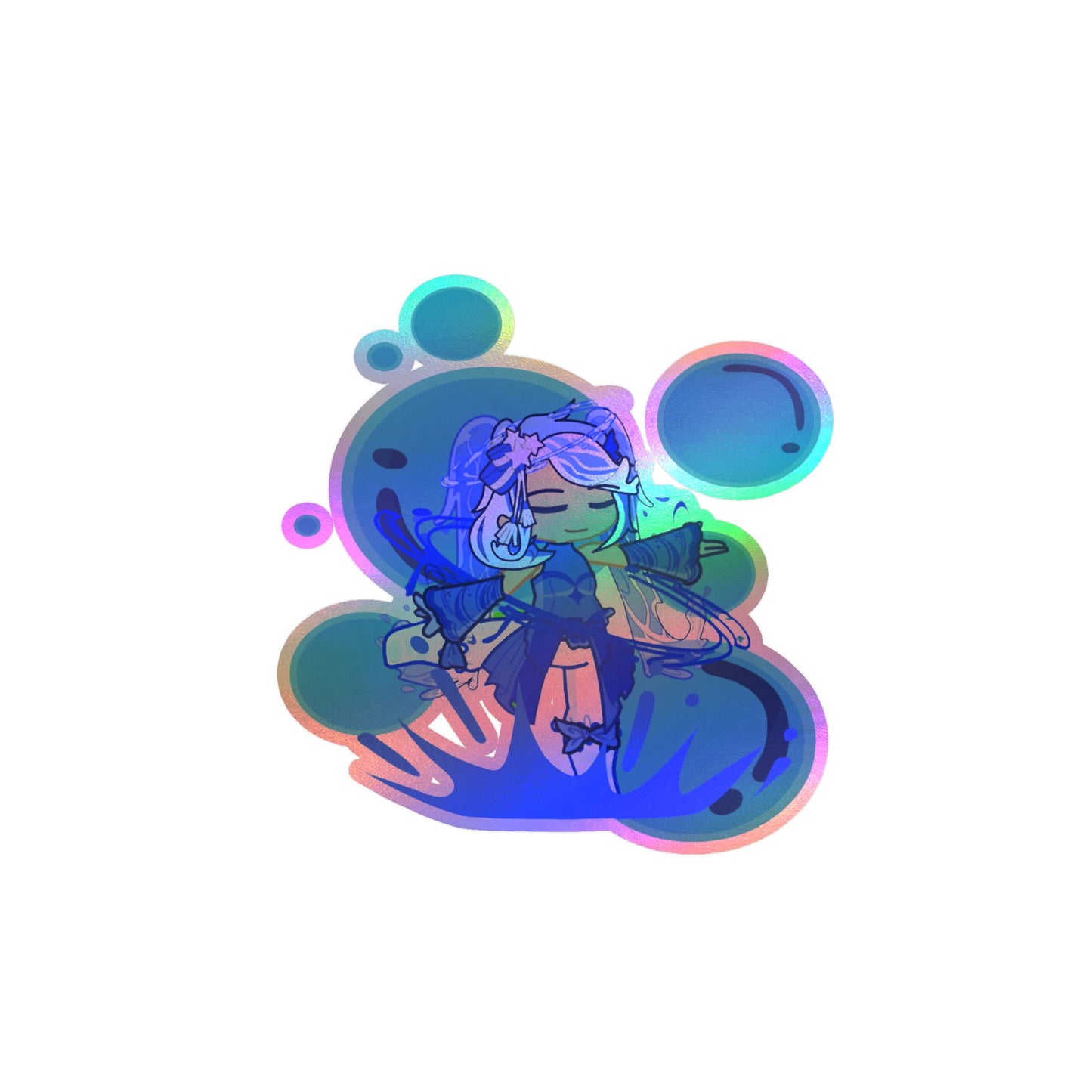 [Cure River] - Ocean Whimsy Vinyl Sticker