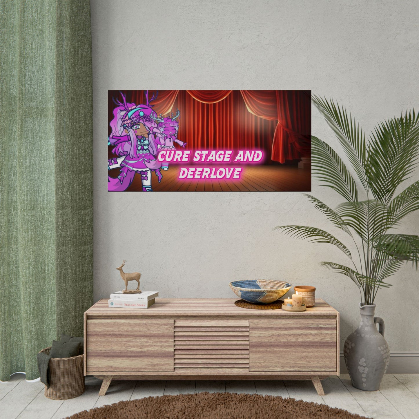 [Cure Stage and Deerlove] - Stage Magic Wall Scroll Poster