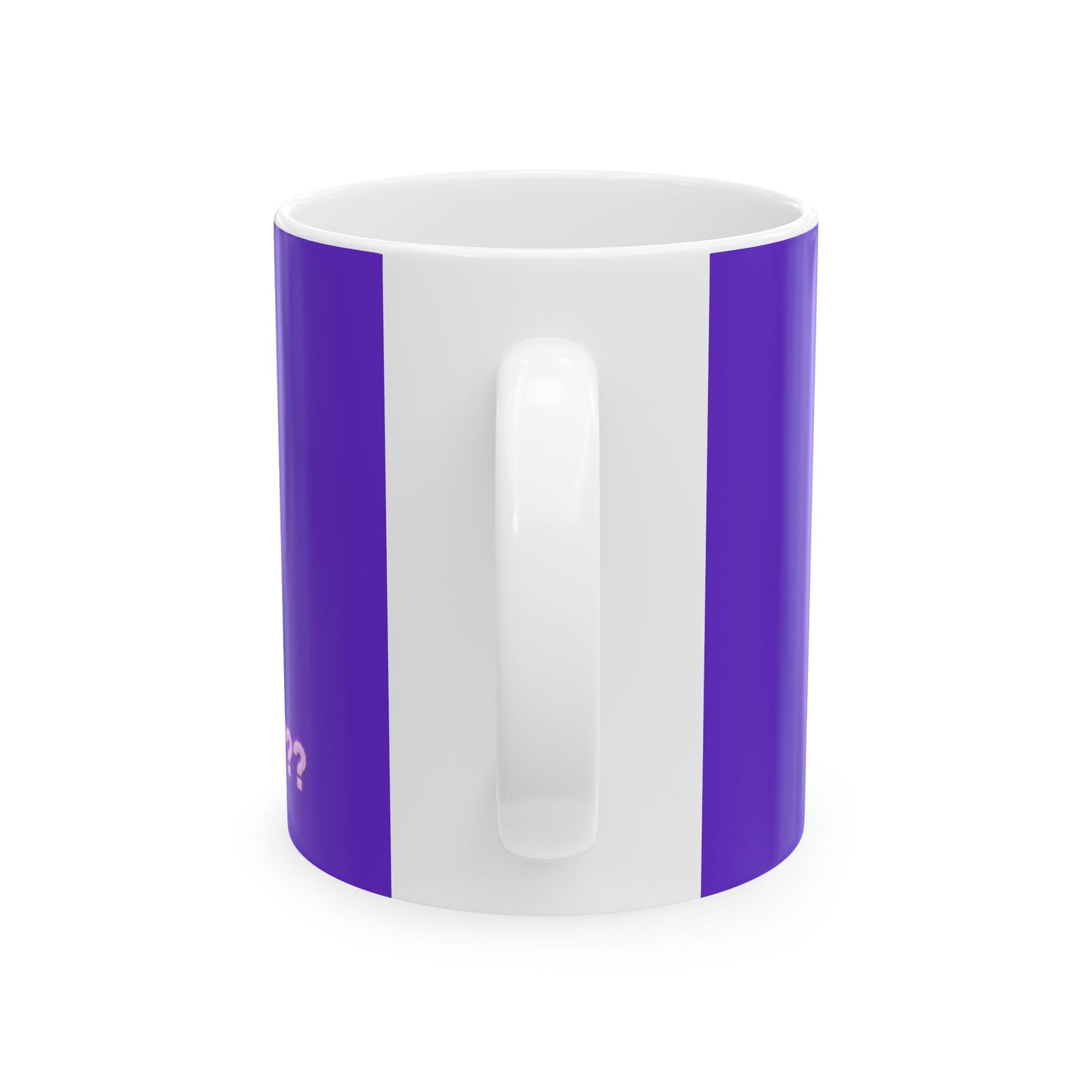 [What Does the Fox Say?] - Purple Fox Meme Ceramic Mug