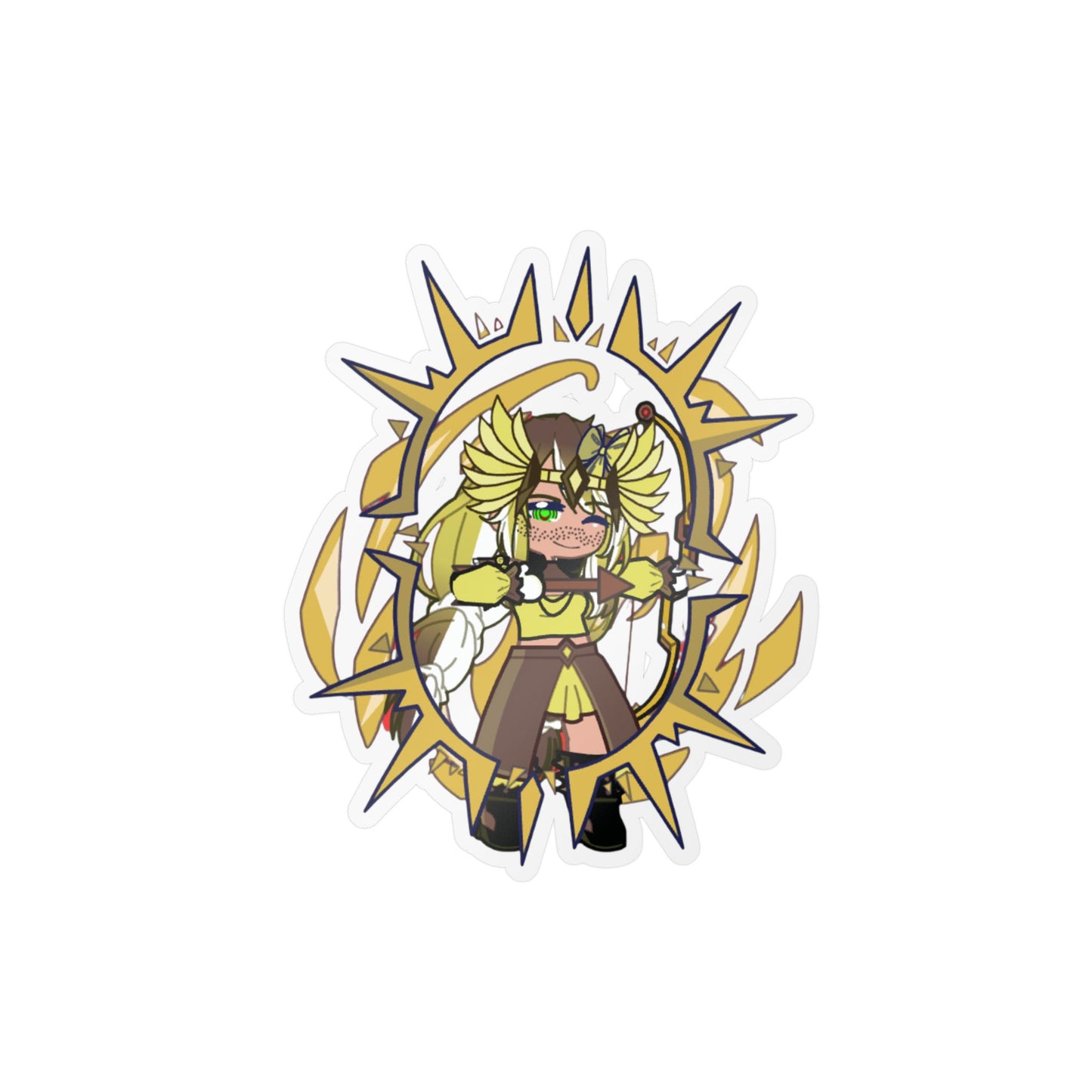 [Cure Artemis] - Ocean Whimsy Vinyl Sticker