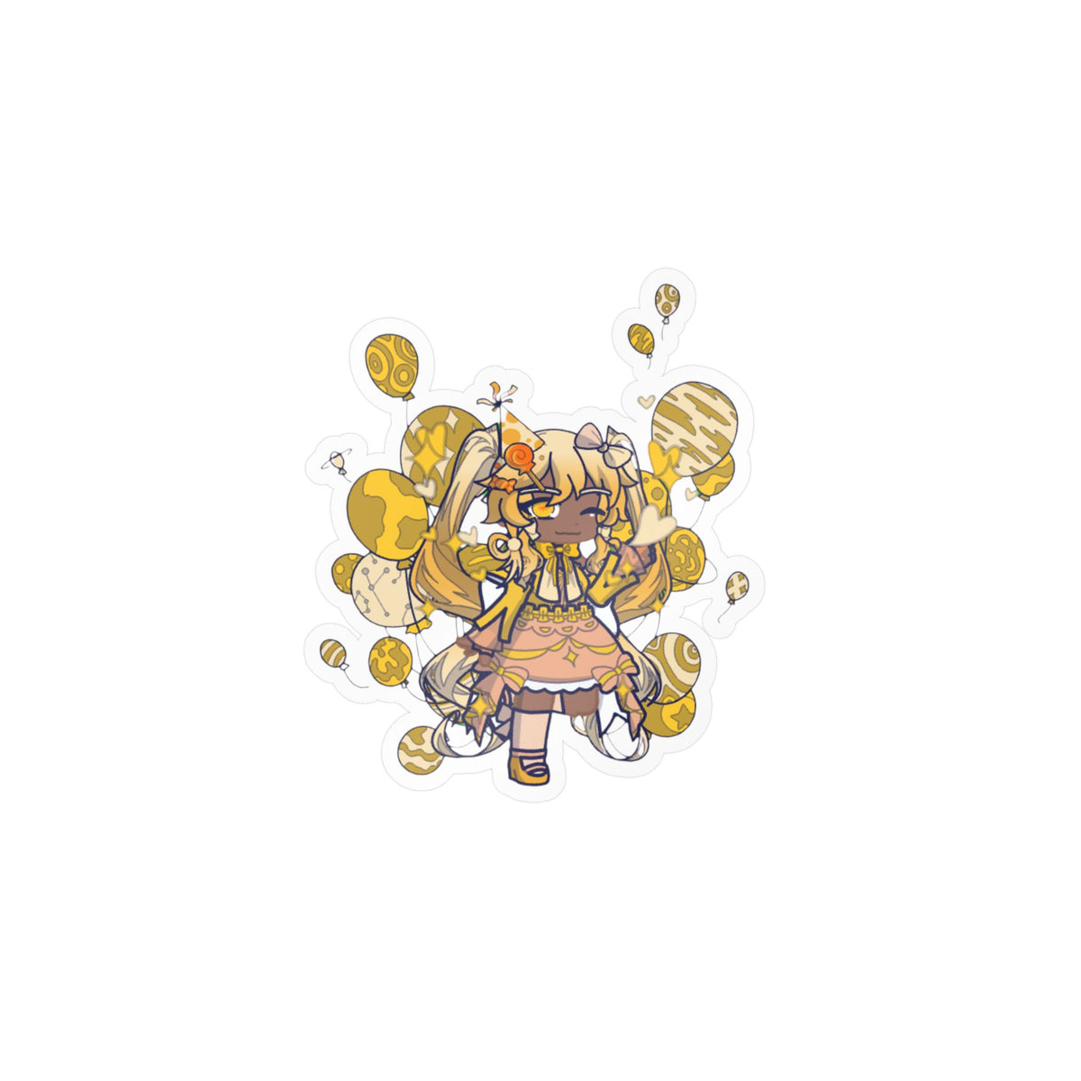 [Cure Confetti] - Celebration Whimsy Vinyl Sticker