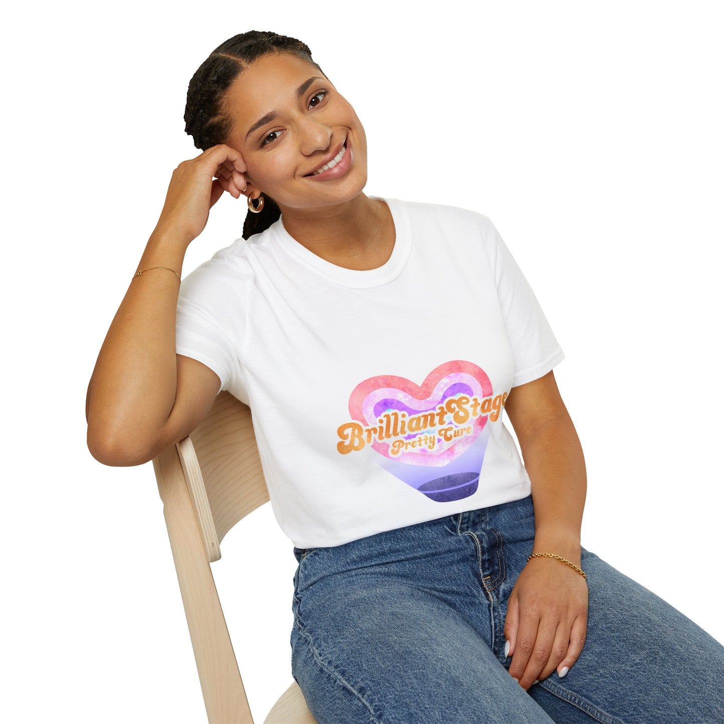 [BrilliantStage Pretty Cure Logo] - Official Team Graphic Tee
