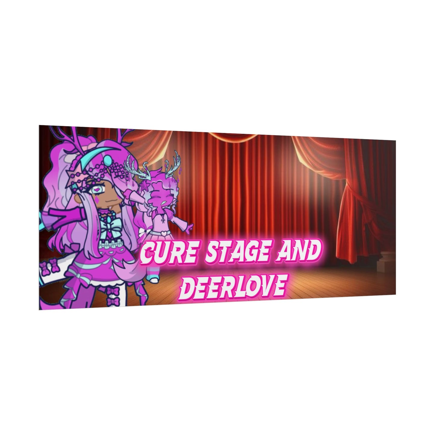 [Cure Stage and Deerlove] - Stage Magic Wall Scroll Poster