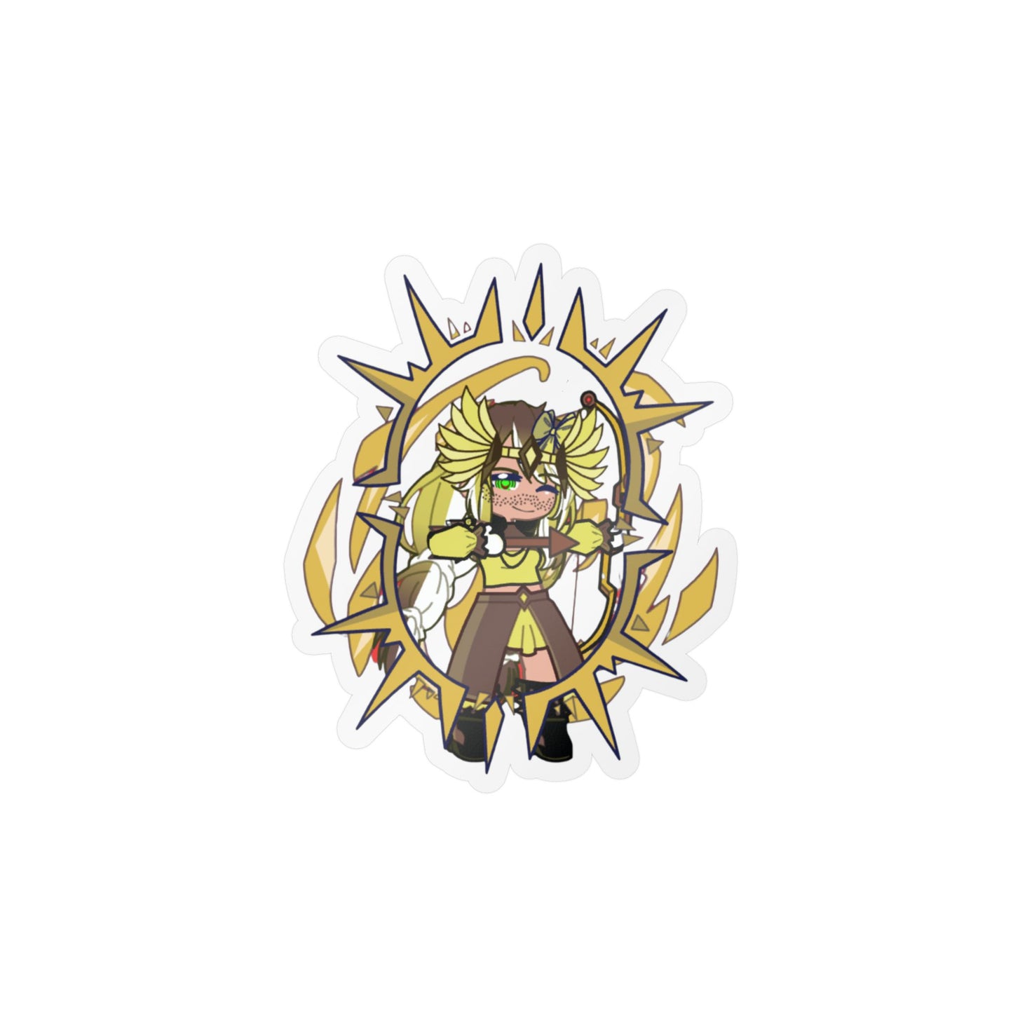 [Cure Artemis] - Ocean Whimsy Vinyl Sticker