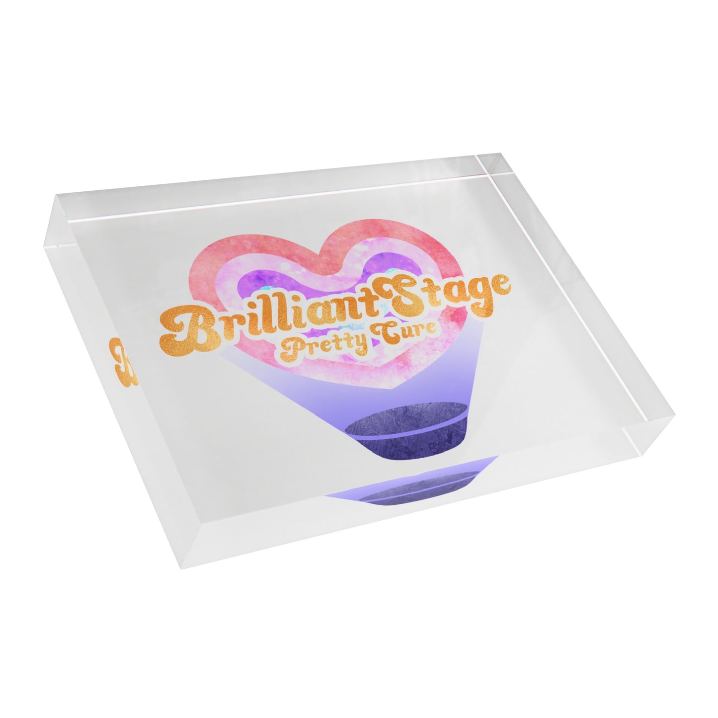 [BrilliantStage Pretty Cure Logo] - Luminous Acrylic Photo Block