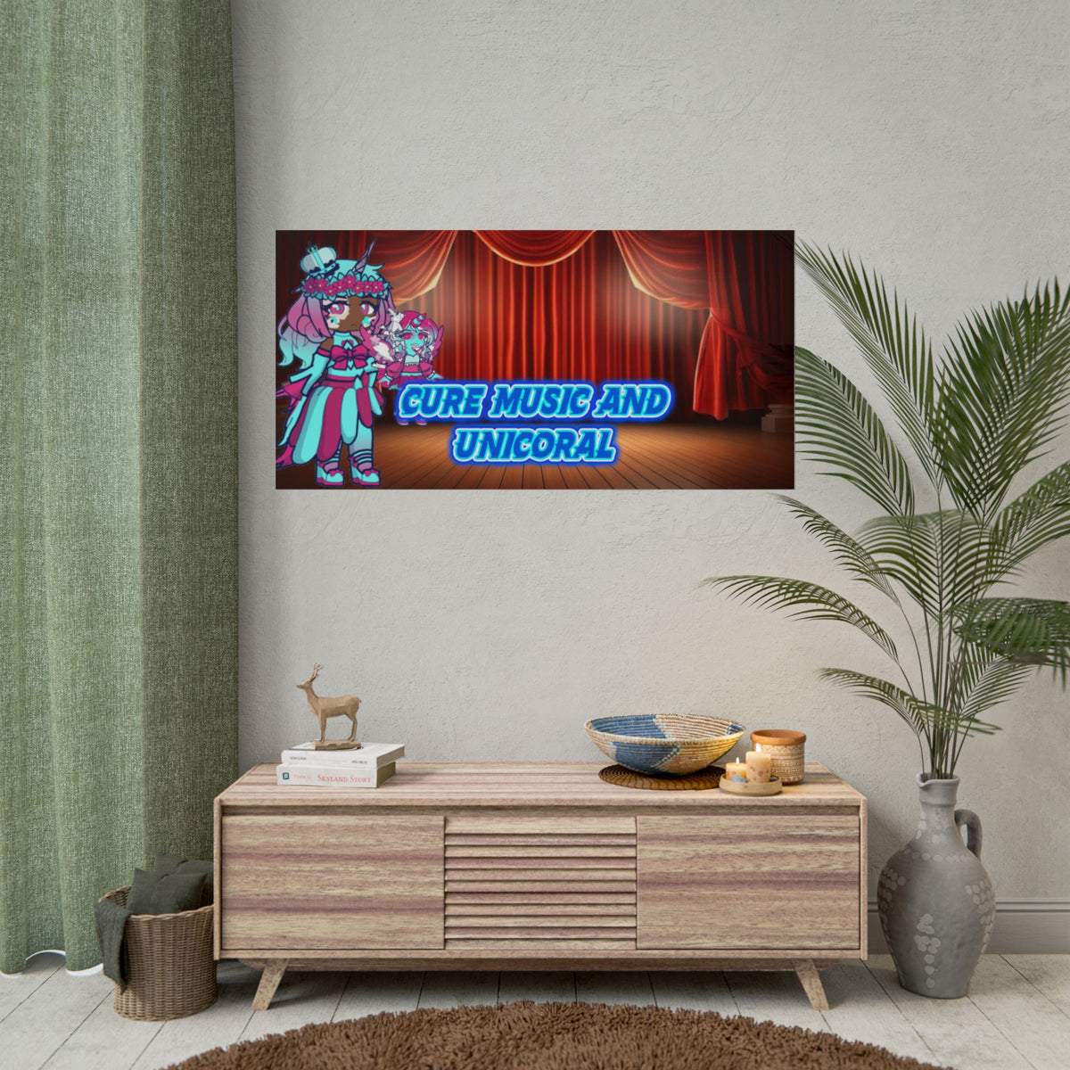 [Cure Music and Unicoral] - Harmony & Horns Premium Wall Poster