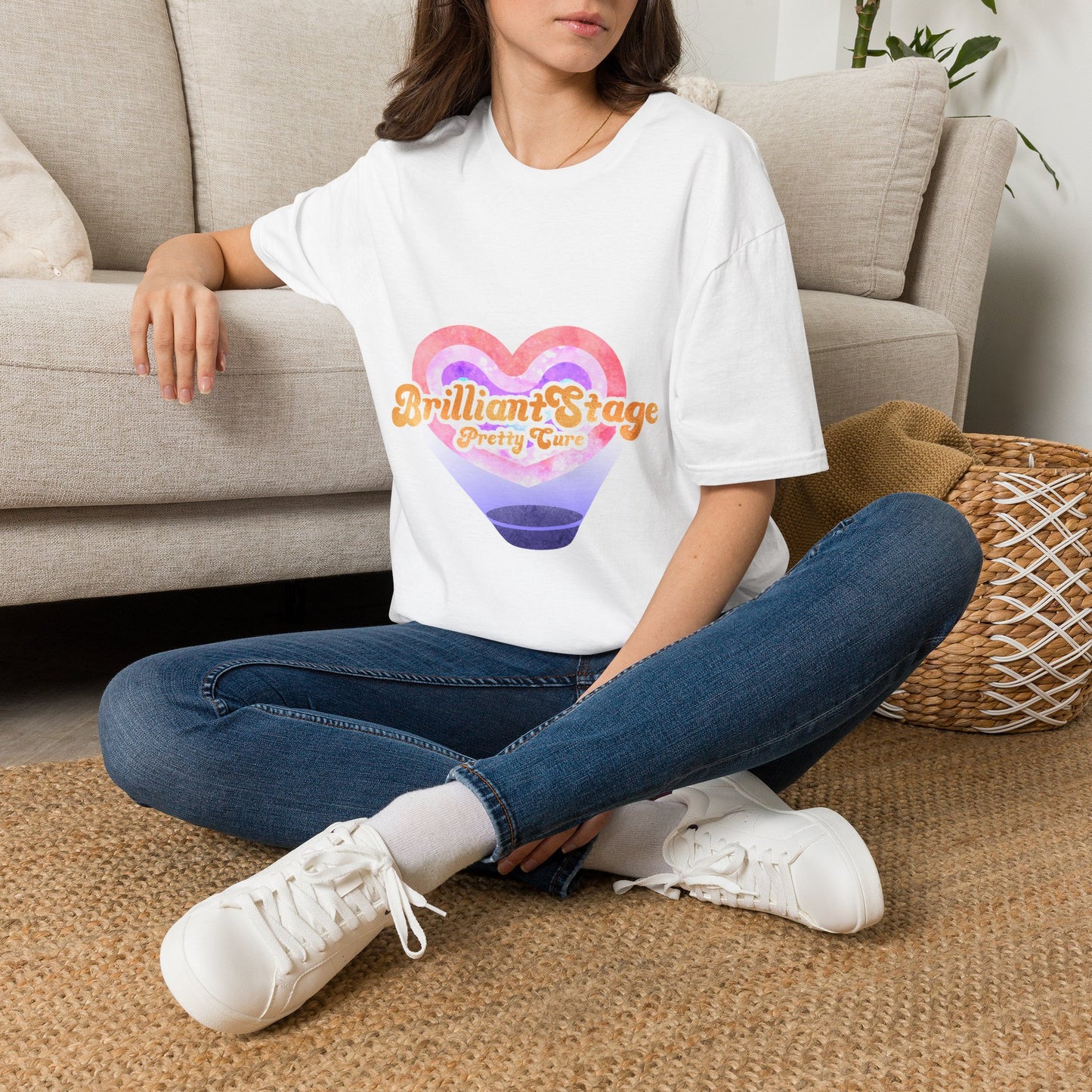 [BrilliantStage Pretty Cure Logo] - Official Team Graphic Tee