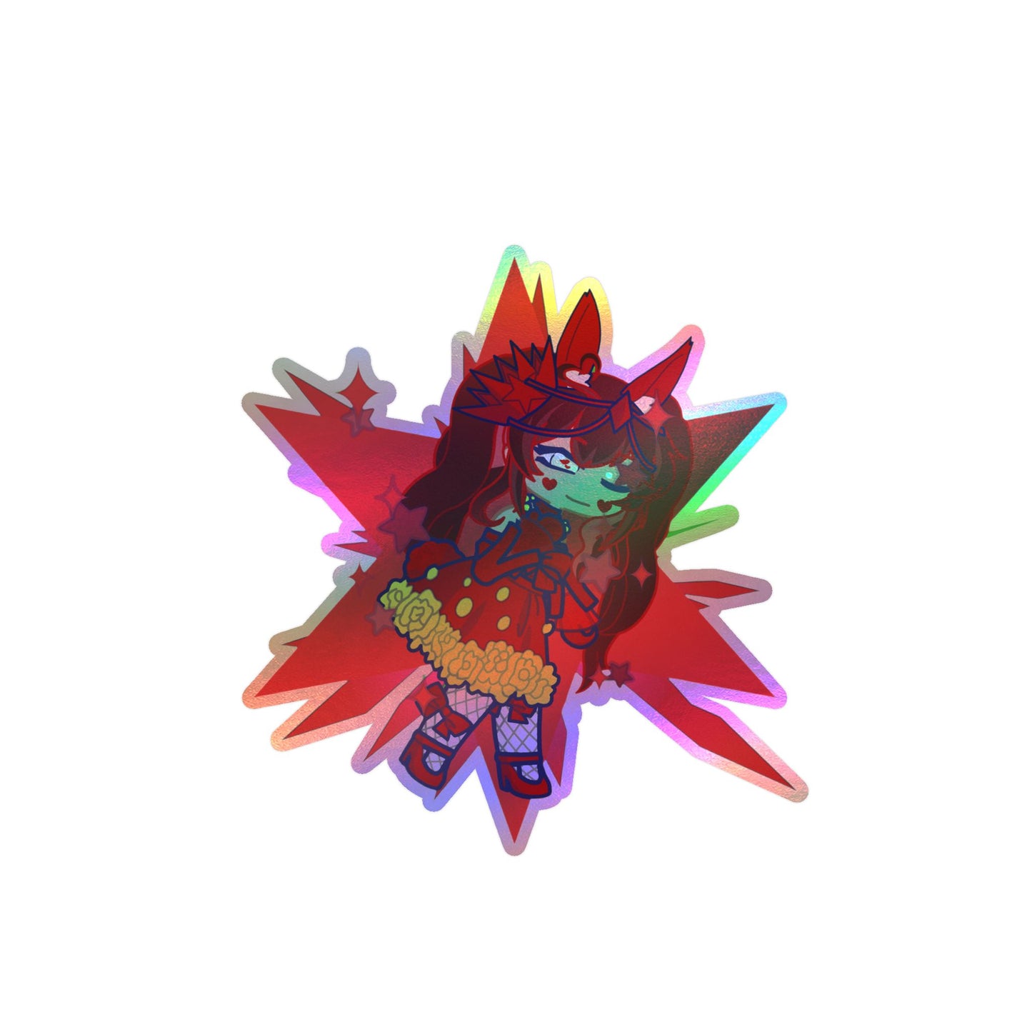 [Cure Curtain] - Theater Whimsy Vinyl Sticker