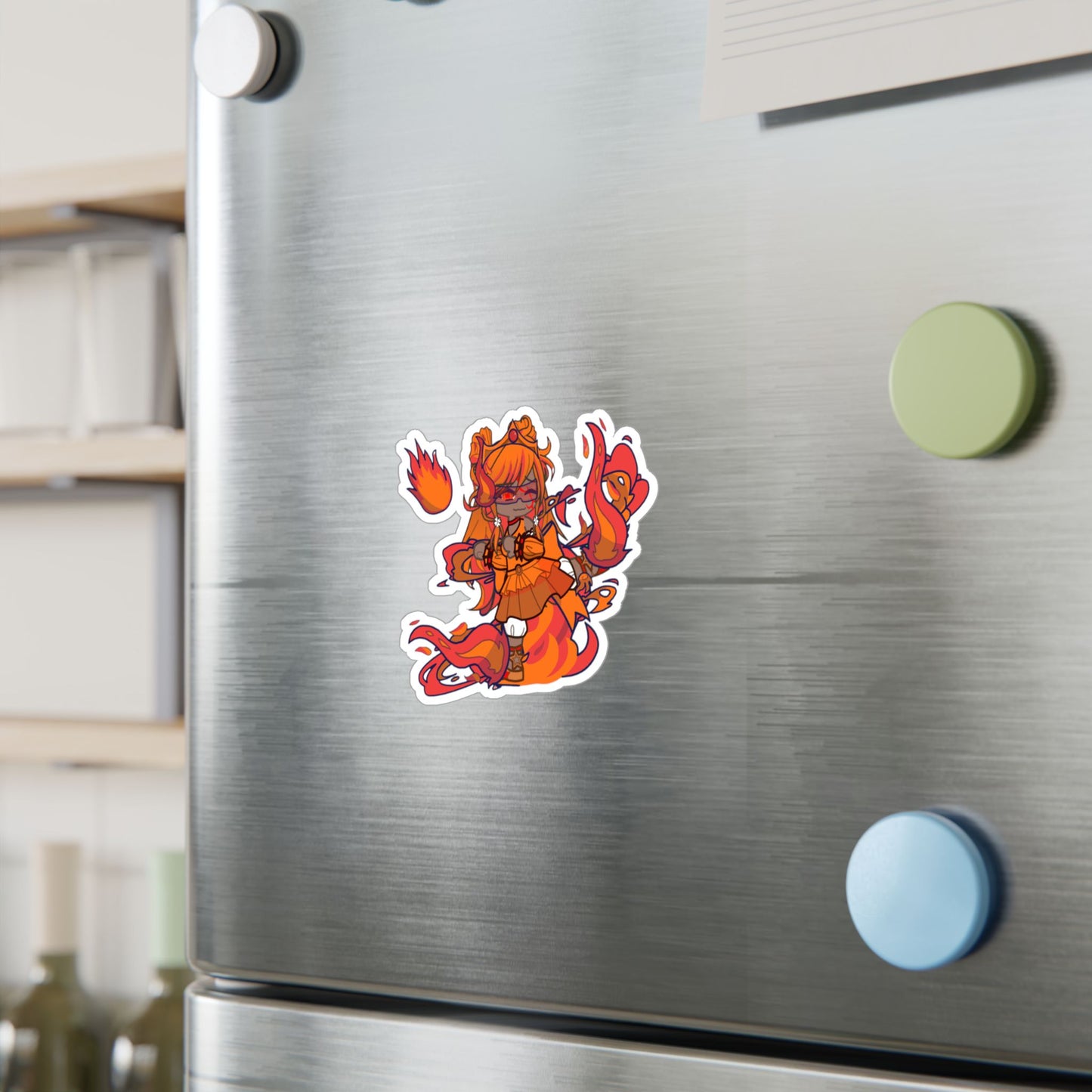 [Cure Flare] - Flame Whimsy Vinyl Sticker