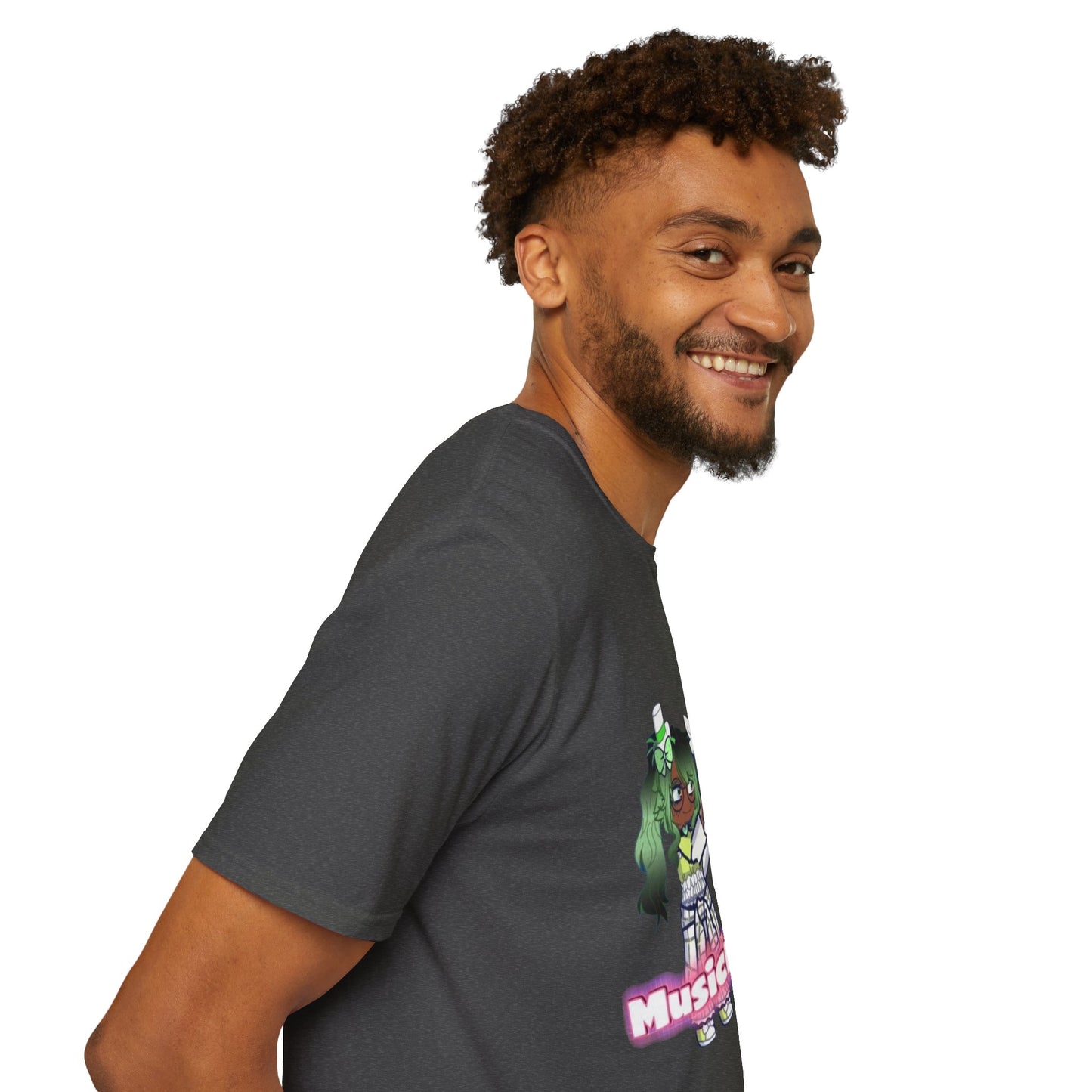 [Music Lovers Ship] - MusicFlower Kawaii Graphic Tee