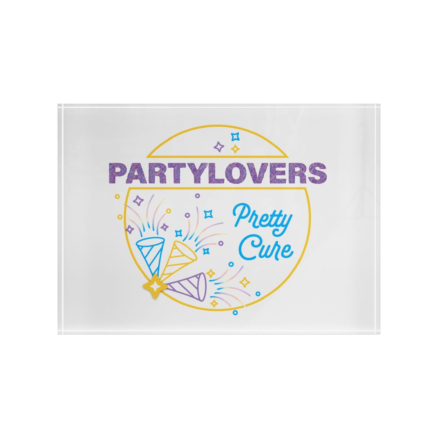 [PartyLovers Pretty Cure Logo] - Luminous Acrylic Photo Block