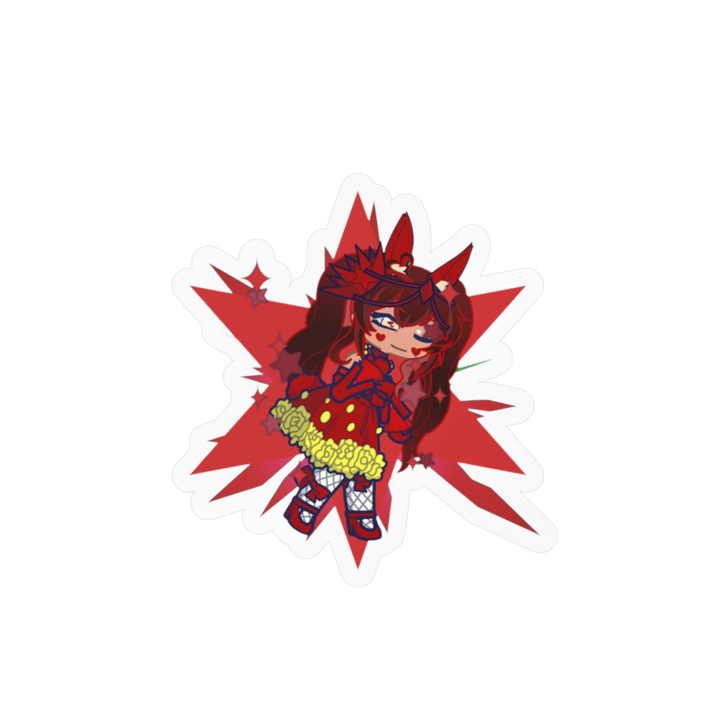 [Cure Curtain] - Theater Whimsy Vinyl Sticker