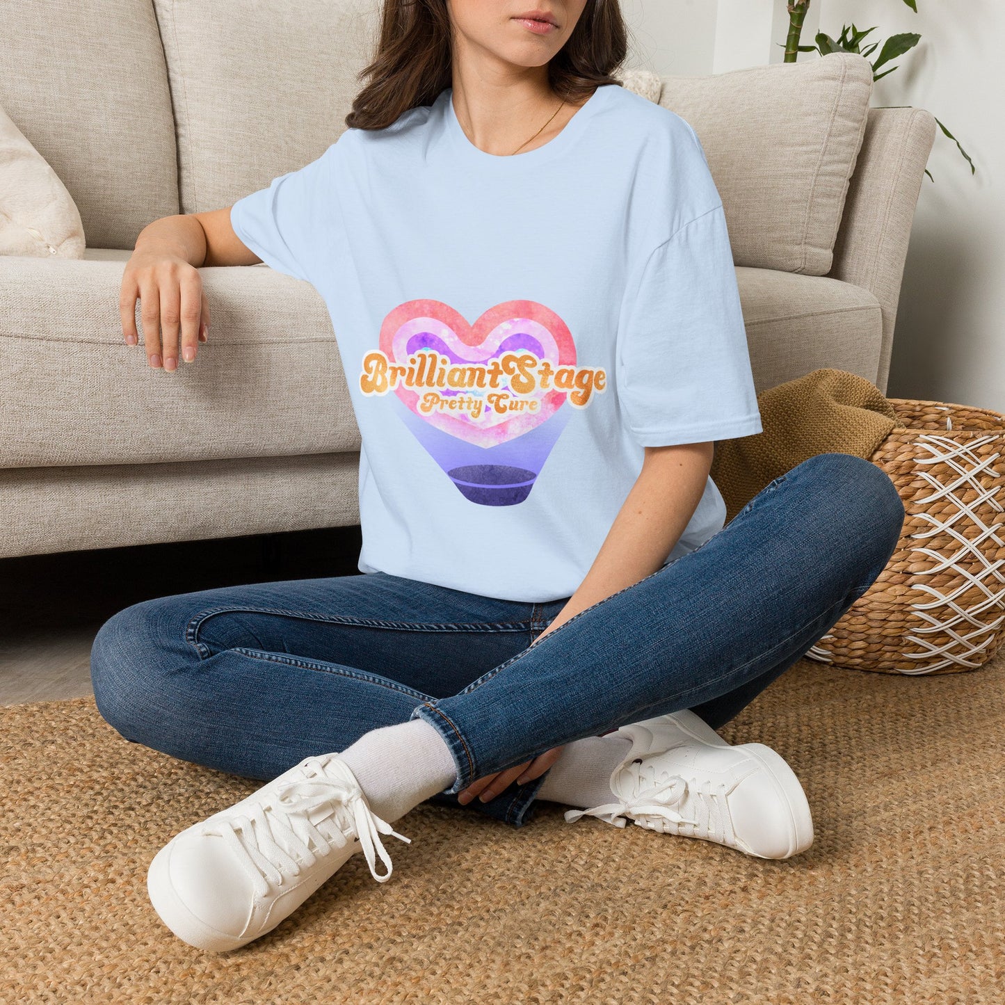 [BrilliantStage Pretty Cure Logo] - Official Team Graphic Tee