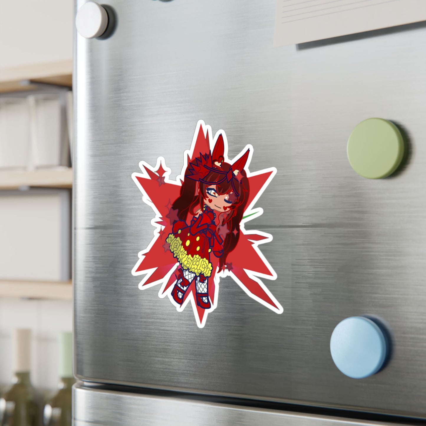 [Cure Curtain] - Theater Whimsy Vinyl Sticker