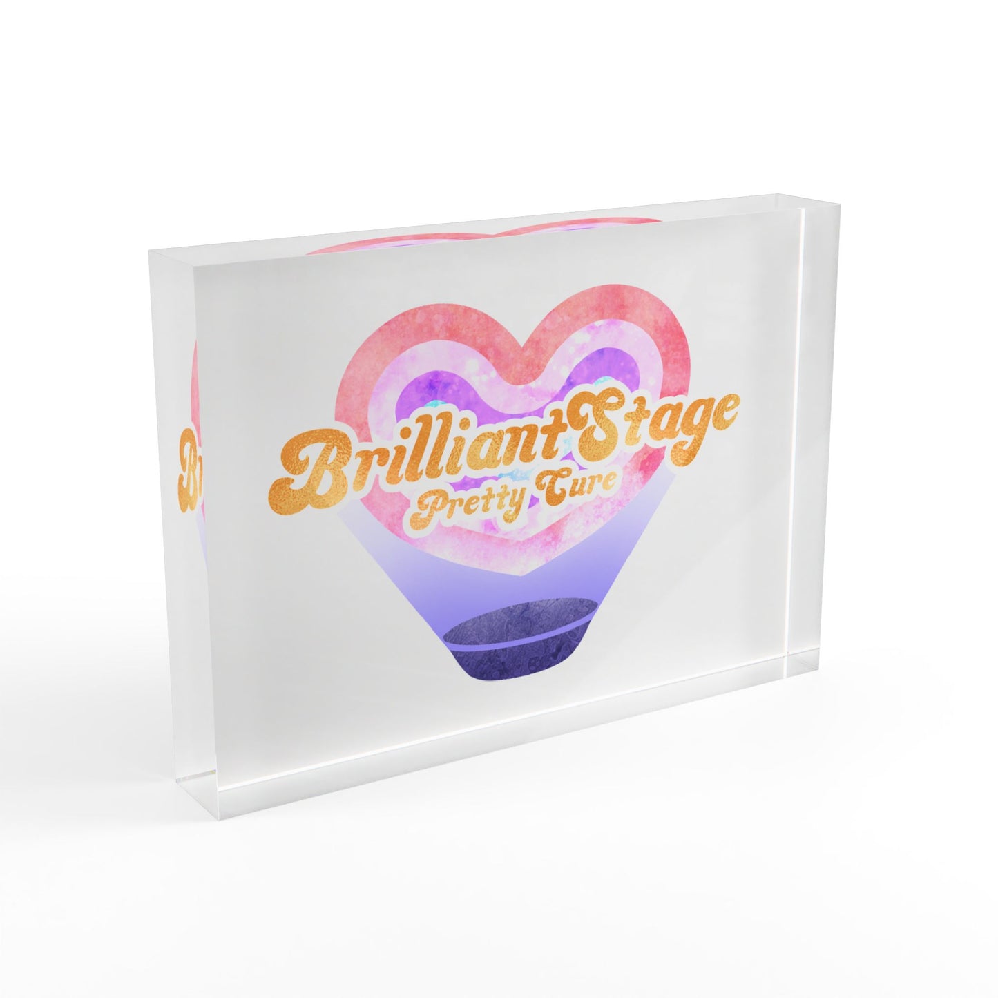[BrilliantStage Pretty Cure Logo] - Luminous Acrylic Photo Block