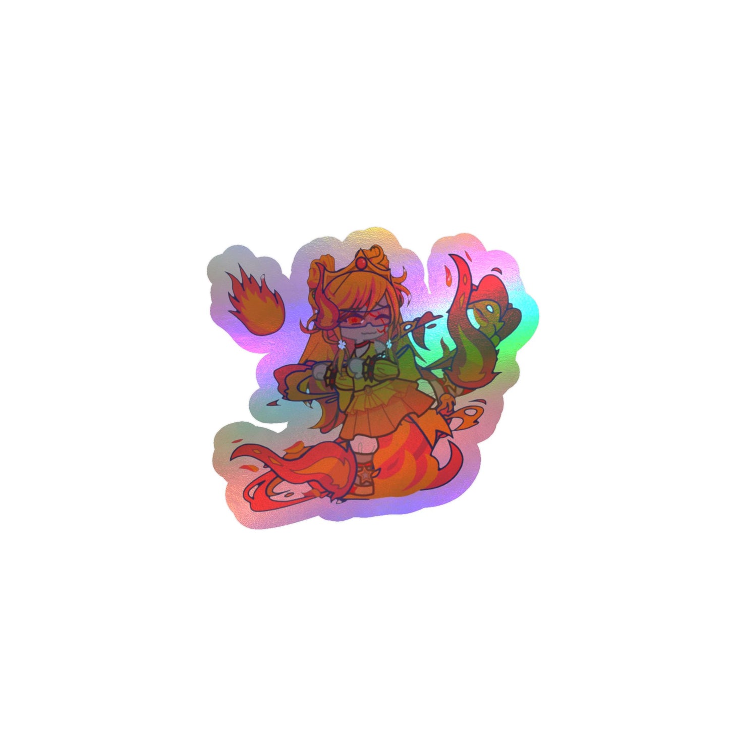 [Cure Flare] - Flame Whimsy Vinyl Sticker