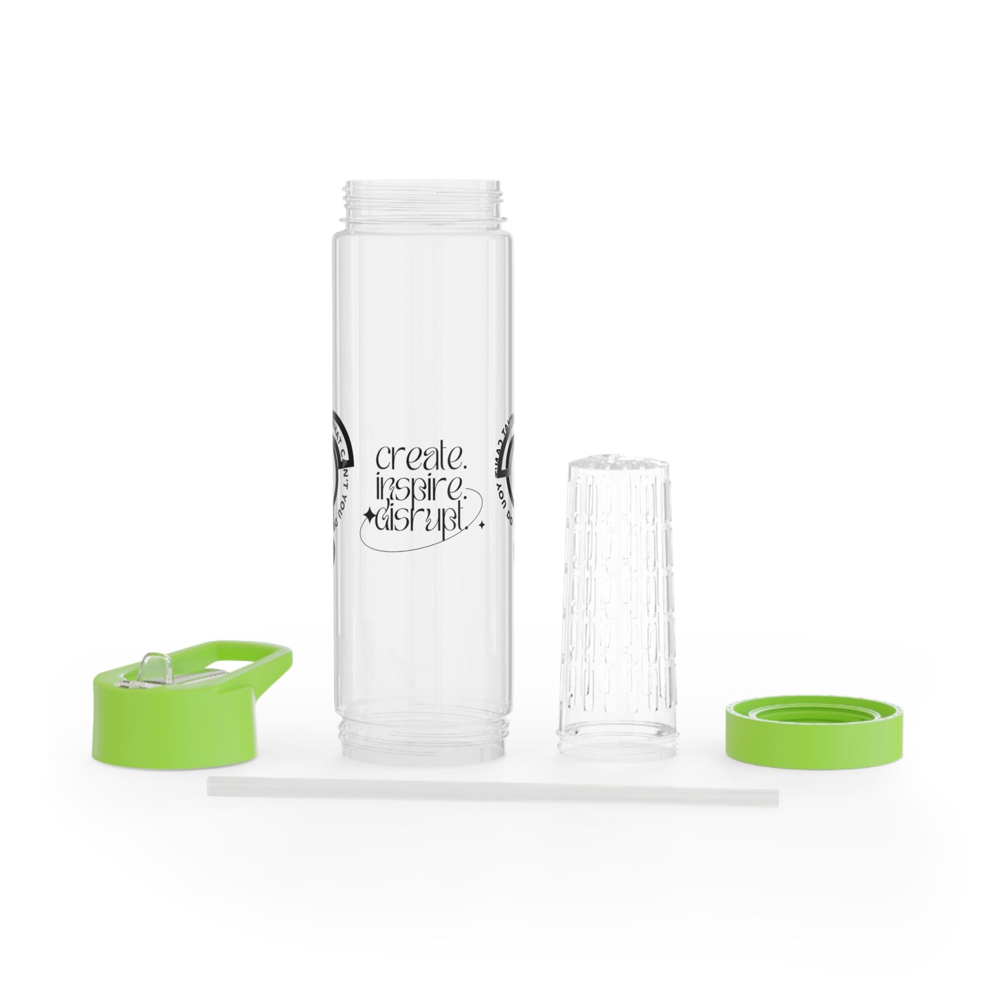 What Can't You Do? Infuser Water Bottle: "Create, Inspire, Disrupt"