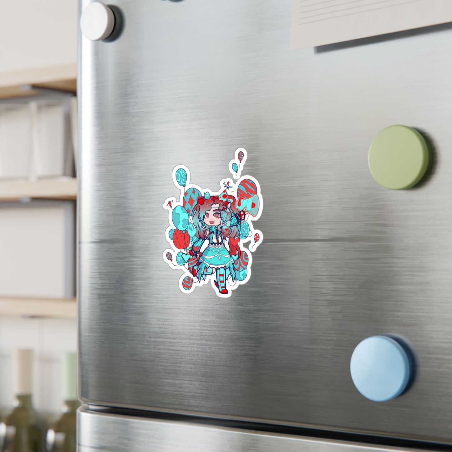 [Cure Streamer] - Neon Whimsy Vinyl Sticker
