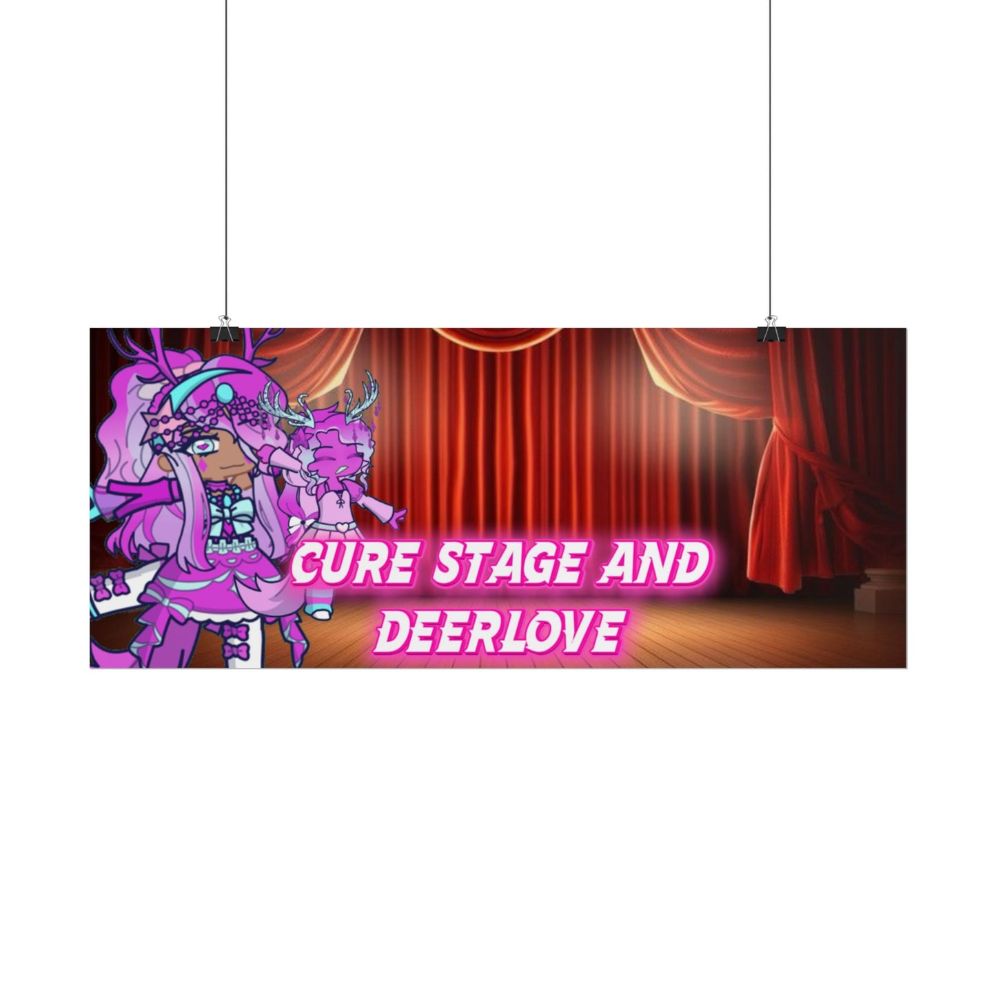 [Cure Stage and Deerlove] - Stage Magic Wall Scroll Poster