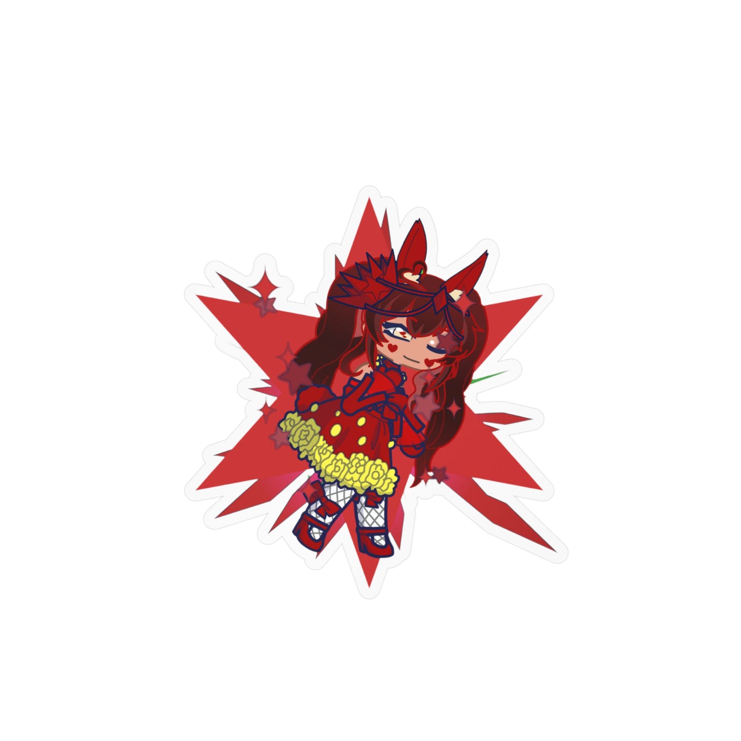 [Cure Curtain] - Theater Whimsy Vinyl Sticker
