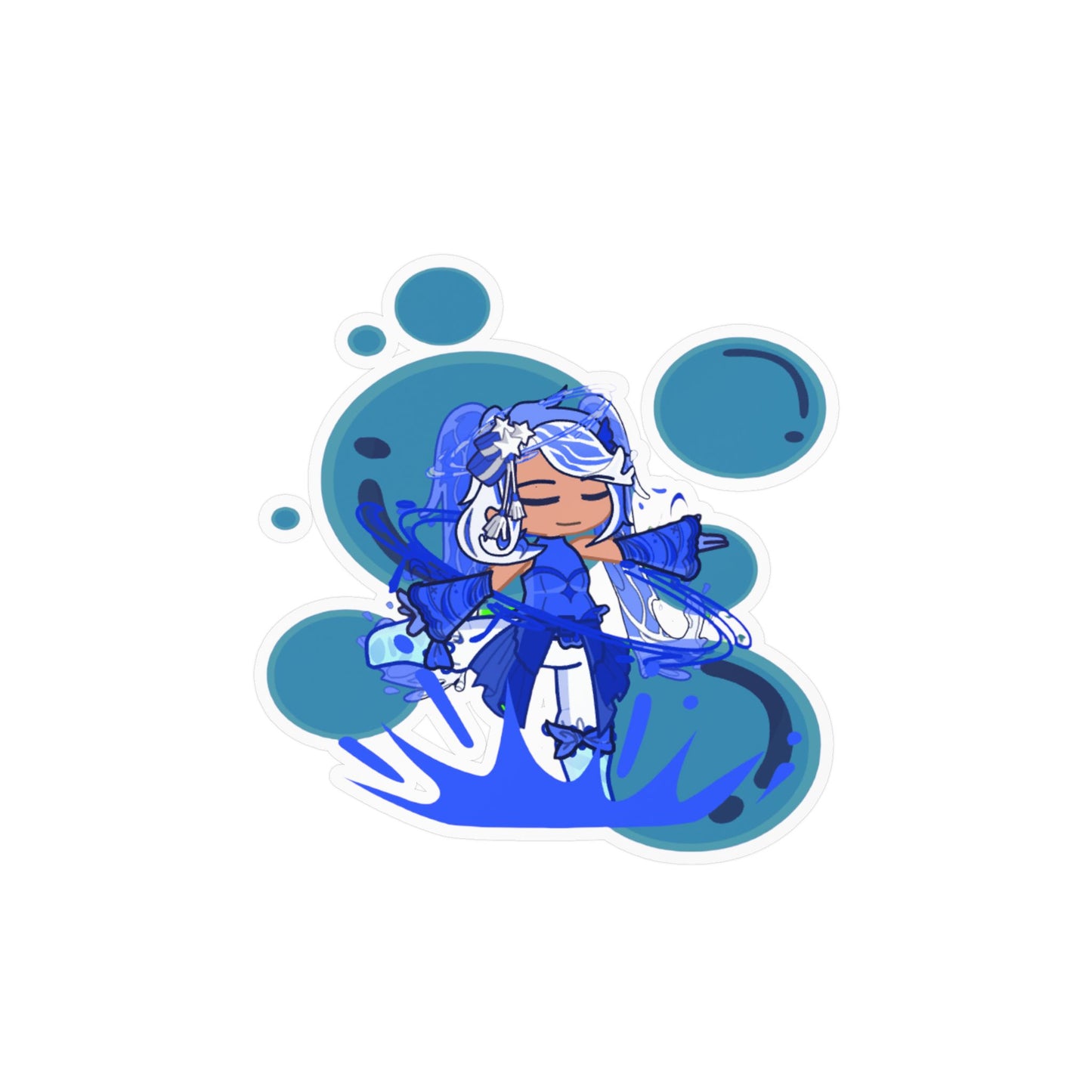 [Cure River] - Ocean Whimsy Vinyl Sticker