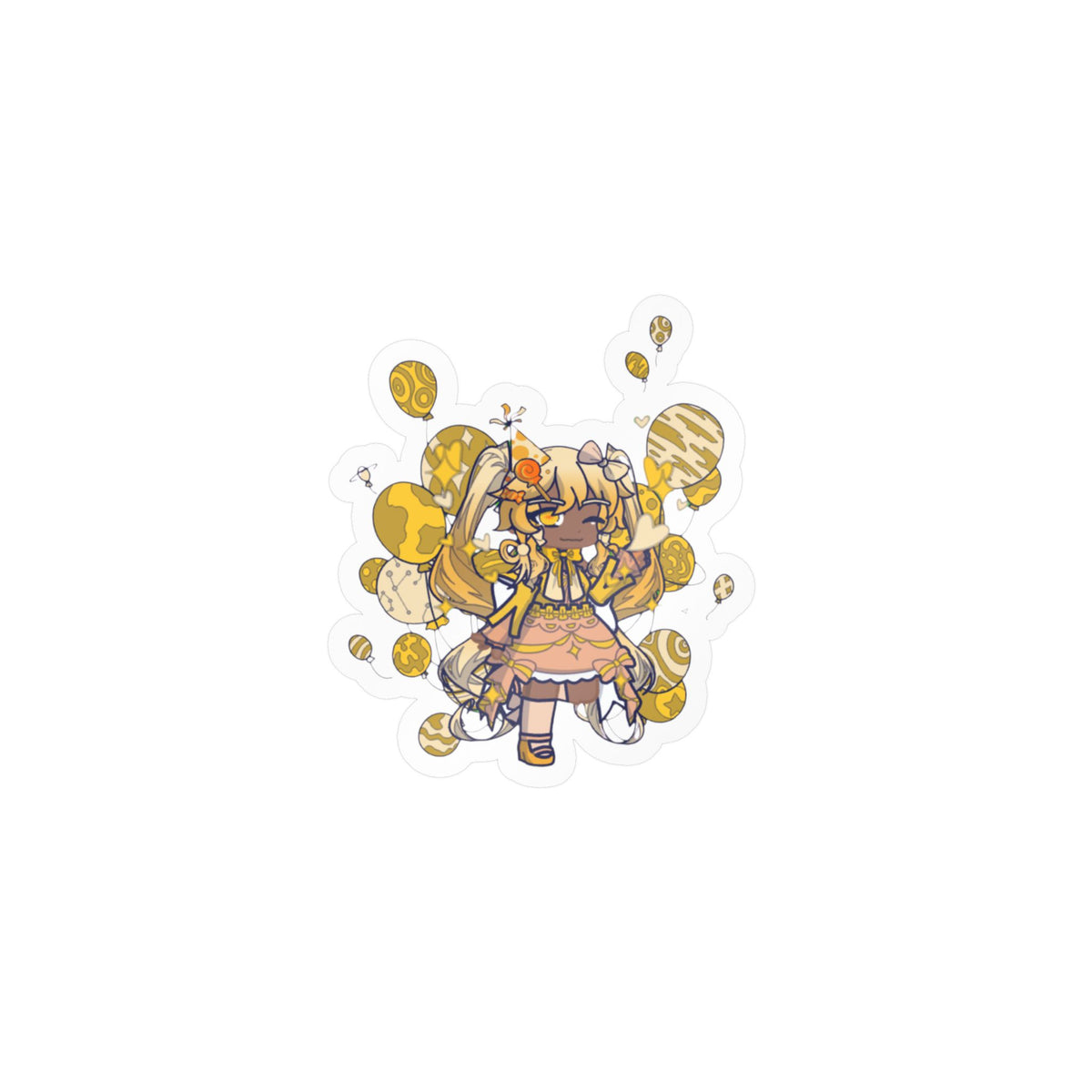 [Cure Confetti] - Celebration Whimsy Vinyl Sticker