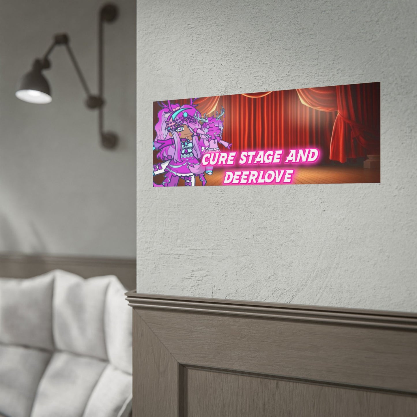 [Cure Stage and Deerlove] - Stage Magic Wall Scroll Poster