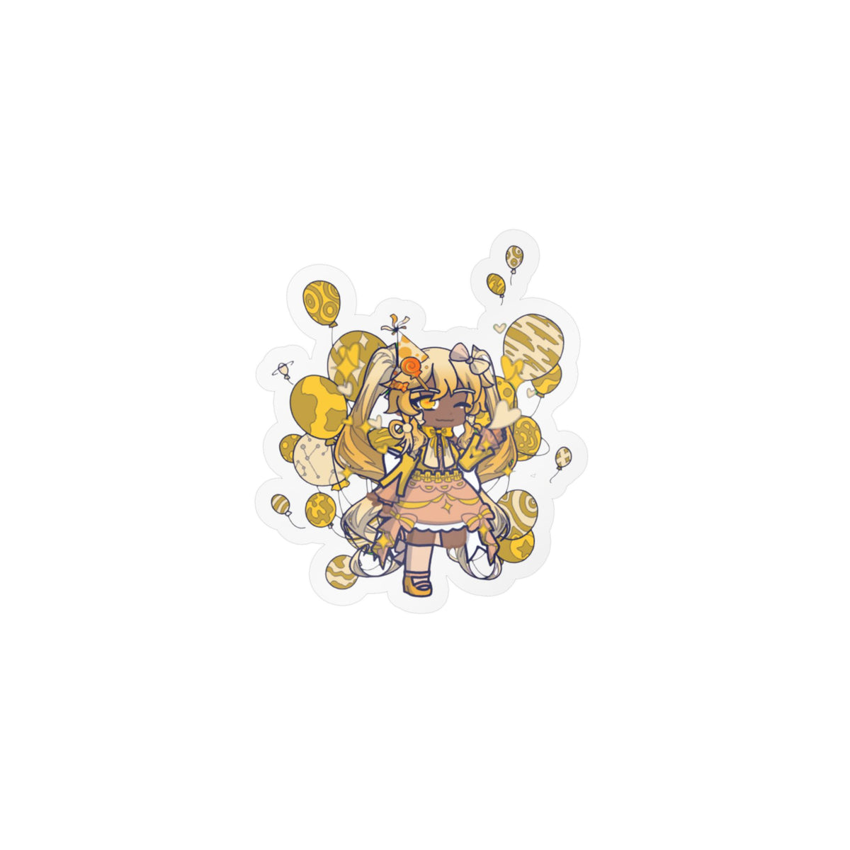 [Cure Confetti] - Celebration Whimsy Vinyl Sticker